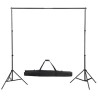 Kit de studio avec toile de fond blanche 600x300 cm et lumières 