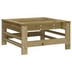 Salon de jardin 7 pcs bois de pin imprégné 