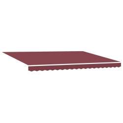 Auvent rétractable automatique bordeaux 450x300 cm 
