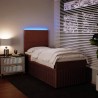 Sommier à lattes de lit avec matelas Rose 90x200 cm Velours 