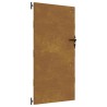 Portail de jardin 85x175 cm acier corten 