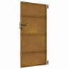 Portail de jardin 85x175 cm acier corten 