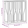 Table console doré 70x30x70 cm acier inoxydable et verre 
