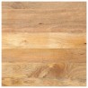 Dessus de table 90x90x3,8 cm carré bois massif manguier 
