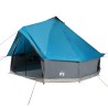 Tente familiale tipi 8 personnes bleu imperméable 