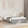 Cadre de lit sans matelas sonoma gris 135x190 cm 