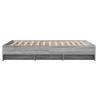 Cadre de lit sans matelas sonoma gris 135x190 cm 