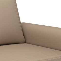Ensemble de canapés 2 pcs avec coussins Cappuccino Similicuir 