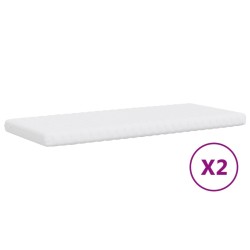 Lit de jour avec gigogne et matelas noir 90x190 cm tissu 