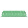 Serre avec cadre en acier vert 40 m² 8x5x2,3 m 
