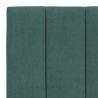 Lit avec matelas vert foncé 180x200 cm velours 