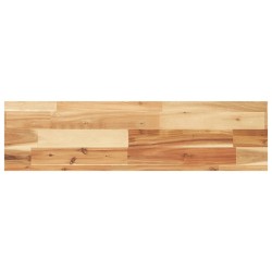 Dessus de table 80x20x4 cm rectangulaire bois massif d'acacia 