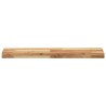 Dessus de table 80x20x4 cm rectangulaire bois massif d'acacia 
