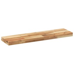 Dessus de table 80x20x4 cm rectangulaire bois massif d'acacia 