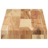 Dessus de table 80x20x4 cm rectangulaire bois massif d'acacia 