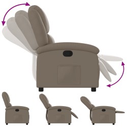 Fauteuil inclinable Cappuccino Similicuir 