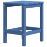 Chaise de jardin Adirondack repose-pied table PEHD Bleu aqua 