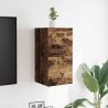 Meubles TV muraux 2 pcs Chêne fumé 30,5x30x30 cm	 