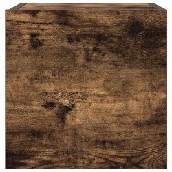 Meubles TV muraux 2 pcs Chêne fumé 30,5x30x30 cm	 