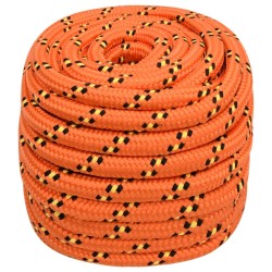 Corde de bateau Orange 20 mm 25 m Polypropylène 