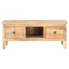 Table basse 100x55x40 cm Bois de manguier brut 