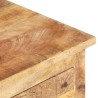 Table basse 100x55x40 cm Bois de manguier brut 