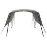Toit bimini à 4 arceaux parois latérales 243x(230-244)x137 cm 