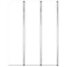 Enclos de bain 2 pcs 104x130 cm Verre trempé Transparent 