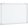 Tableau blanc magnétique 80x60x1,7 cm aluminium 