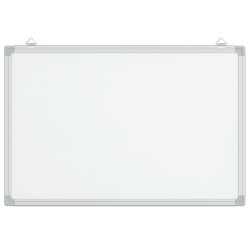 Tableau blanc magnétique 80x60x1,7 cm aluminium 