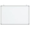 Tableau blanc magnétique 80x60x1,7 cm aluminium 
