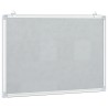 Tableau blanc magnétique 80x60x1,7 cm aluminium 
