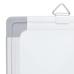Tableau blanc magnétique 80x60x1,7 cm aluminium 