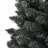 Sapin de Noël artificiel mince avec support Vert 180 cm PVC 