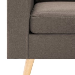 Fauteuil Taupe Tissu 