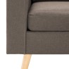 Fauteuil Taupe Tissu 