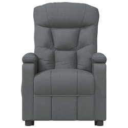 Fauteuil inclinable électrique Gris foncé Tissu 