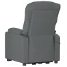 Fauteuil inclinable électrique Gris foncé Tissu 