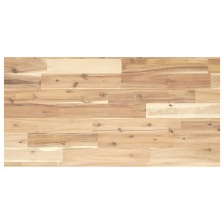 Dessus de table 80x40x2 cm rectangulaire bois massif d'acacia 