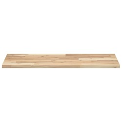 Dessus de table 80x40x2 cm rectangulaire bois massif d'acacia 