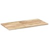 Dessus de table 80x40x2 cm rectangulaire bois massif d'acacia 