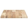 Dessus de table 80x40x2 cm rectangulaire bois massif d'acacia 