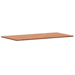 Dessus de table 80x40x1,5 cm rectangulaire bois massif de hêtre 