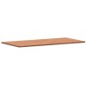 Dessus de table 80x40x1,5 cm rectangulaire bois massif de hêtre 