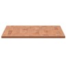 Dessus de table 80x40x1,5 cm rectangulaire bois massif de hêtre 