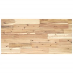 Dessus de meuble de salle de bain non traité bois d'acacia 