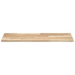 Dessus de meuble de salle de bain non traité bois d'acacia 
