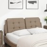 Coussin de tête de lit cappuccino 120 cm similicuir 