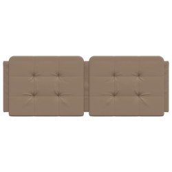 Coussin de tête de lit cappuccino 120 cm similicuir 