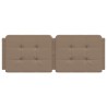Coussin de tête de lit cappuccino 120 cm similicuir 